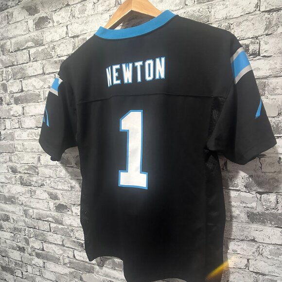 EUC NFL Team Apparel Carolina Panthers Cam Newton Jersey Youth XL (18/20) - Picture 9 of 15